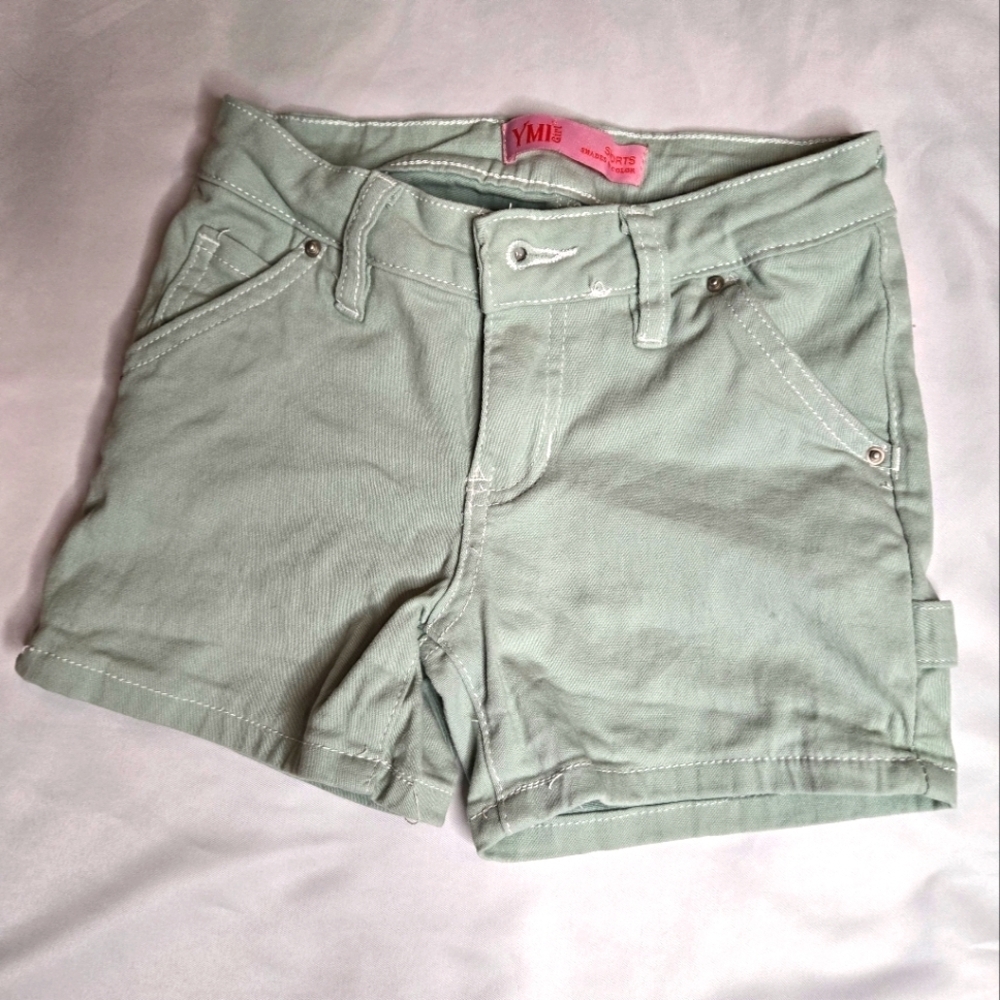 Girls YMI Mint Green Shorts Size 8 – Stylish Summer Essential! 🌿